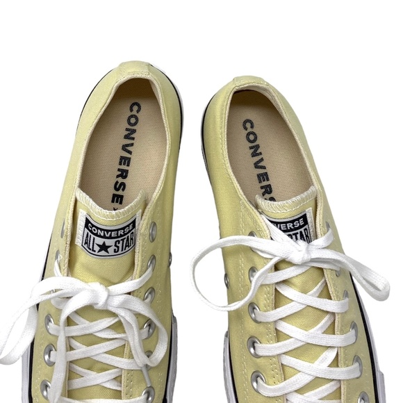 Converse Ctas Lift Ox Platform Sneakers Low Top Shoes Canvas Women Lemon A00560F - Picture 7 of 10